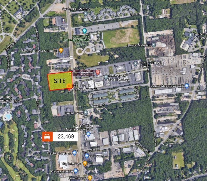 Rt 112, Medford, NY for sale Aerial- Image 1 of 3