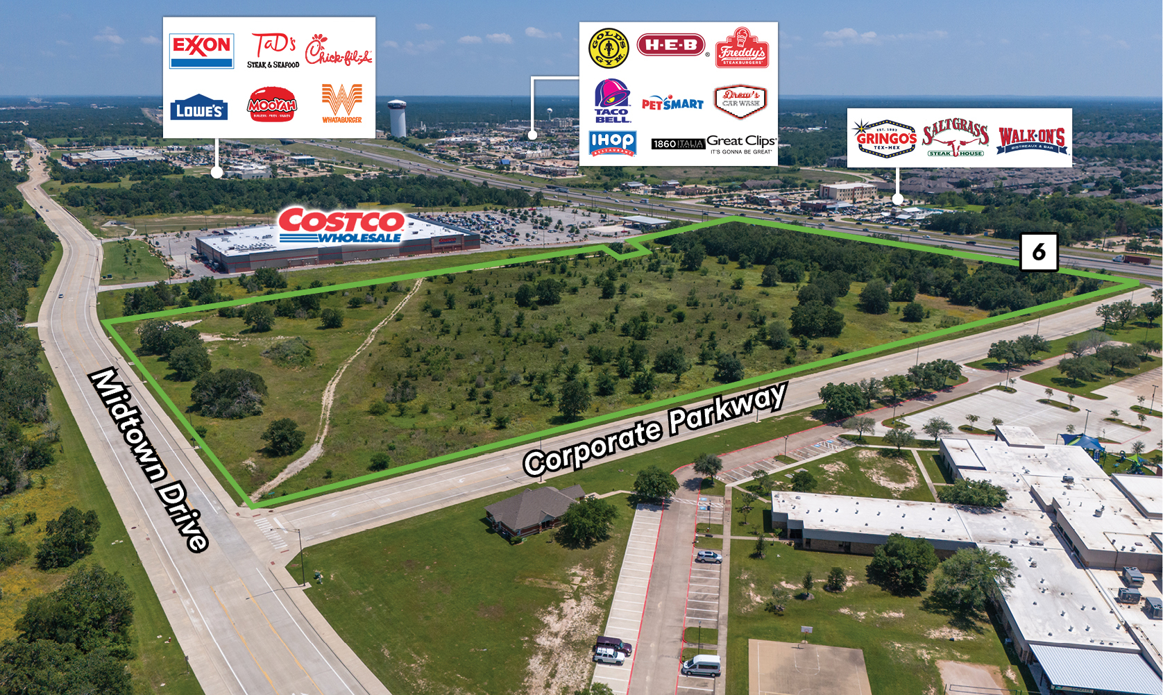 Highway 6 and Corporate Pkwy, College Station, TX for sale Building Photo- Image 1 of 8