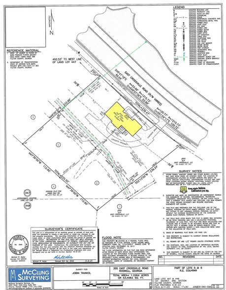 355 E Crossville Rd, Roswell, GA for lease - Site Plan - Image 1 of 31