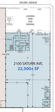 2100 Saturn Ave, Huntington Park, CA for lease Floor Plan- Image 1 of 2