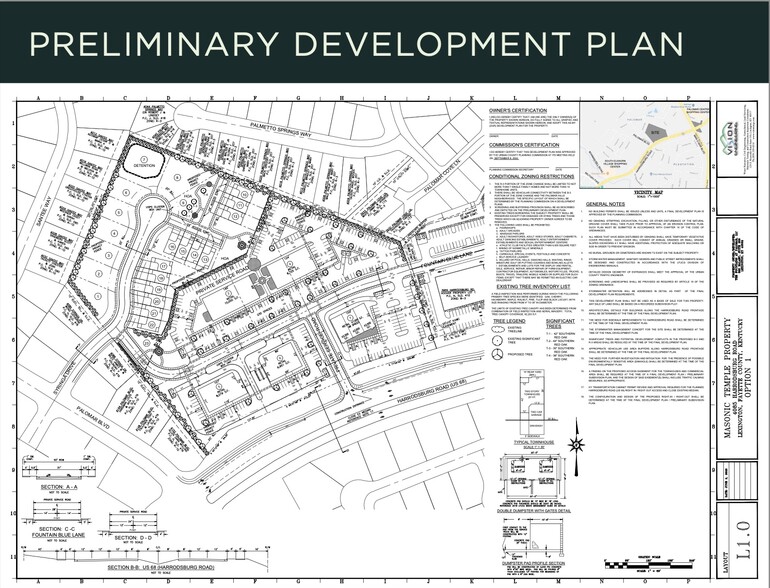 4085 Harrodsburg Rd, Lexington, KY for lease - Site Plan - Image 3 of 4