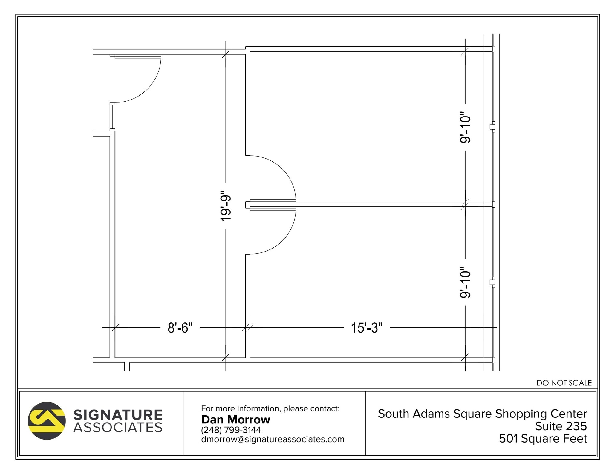 725 S Adams Rd, Birmingham, MI for lease Floor Plan- Image 1 of 1