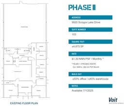 9909 Hibert St, San Diego, CA for lease Floor Plan- Image 1 of 1