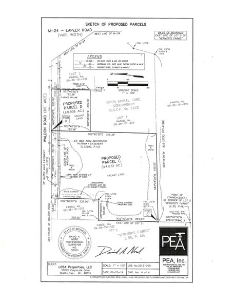 Waldon Rd, Lake Orion, MI for sale - Site Plan - Image 2 of 5