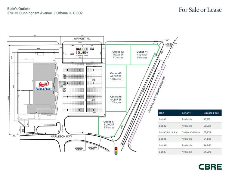 NWC Cunningham Ave, Urbana, IL for lease - Building Photo - Image 3 of 4