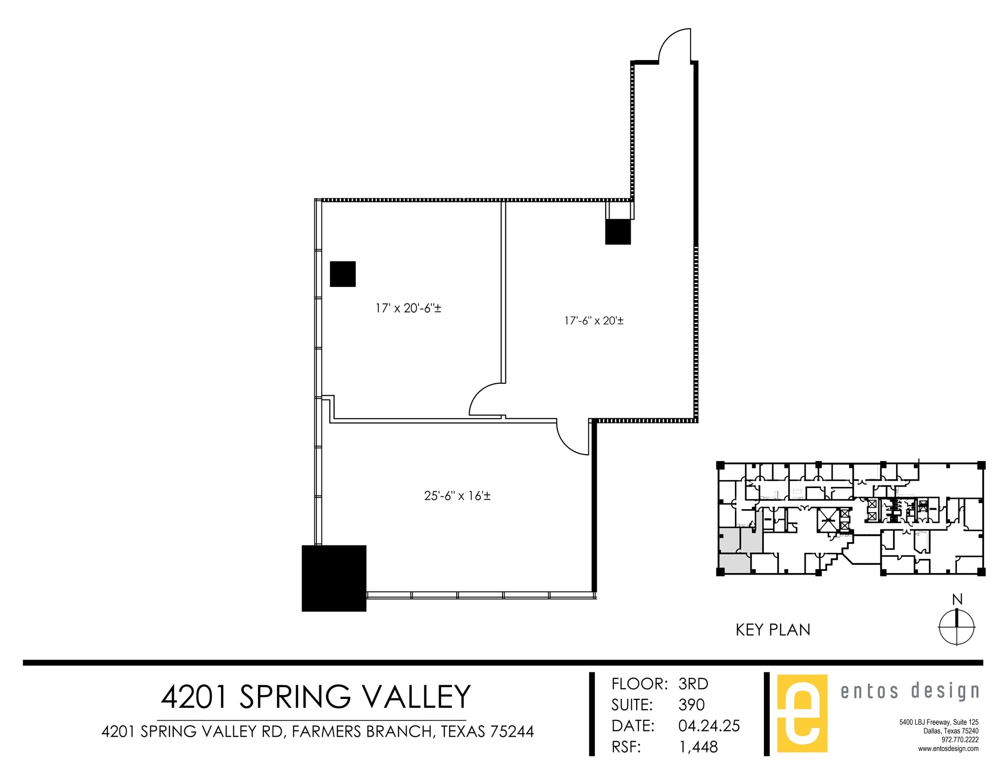 4201 Spring Valley Rd, Dallas, TX for lease Site Plan- Image 1 of 1