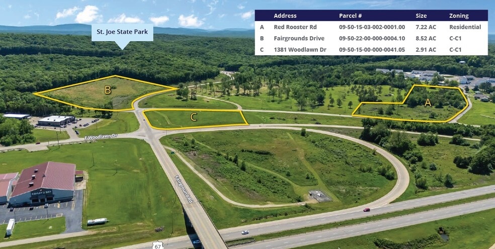 Flat River Commons portfolio of 3 properties for sale on LoopNet.com - Aerial - Image 3 of 3