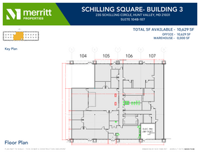 215 Schilling Cir, Hunt Valley, MD for lease Floor Plan- Image 1 of 1