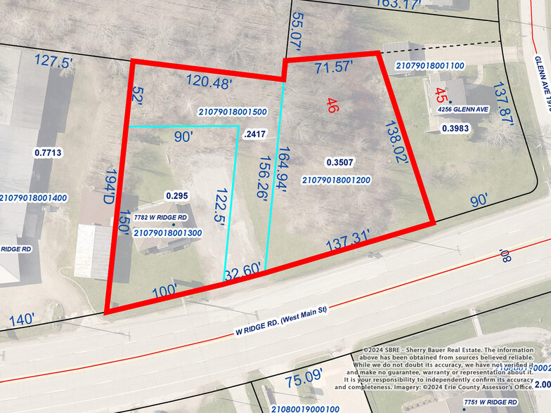 7782 W Ridge Rd, Fairview Township Luzerne, PA for sale - Site Plan - Image 3 of 18