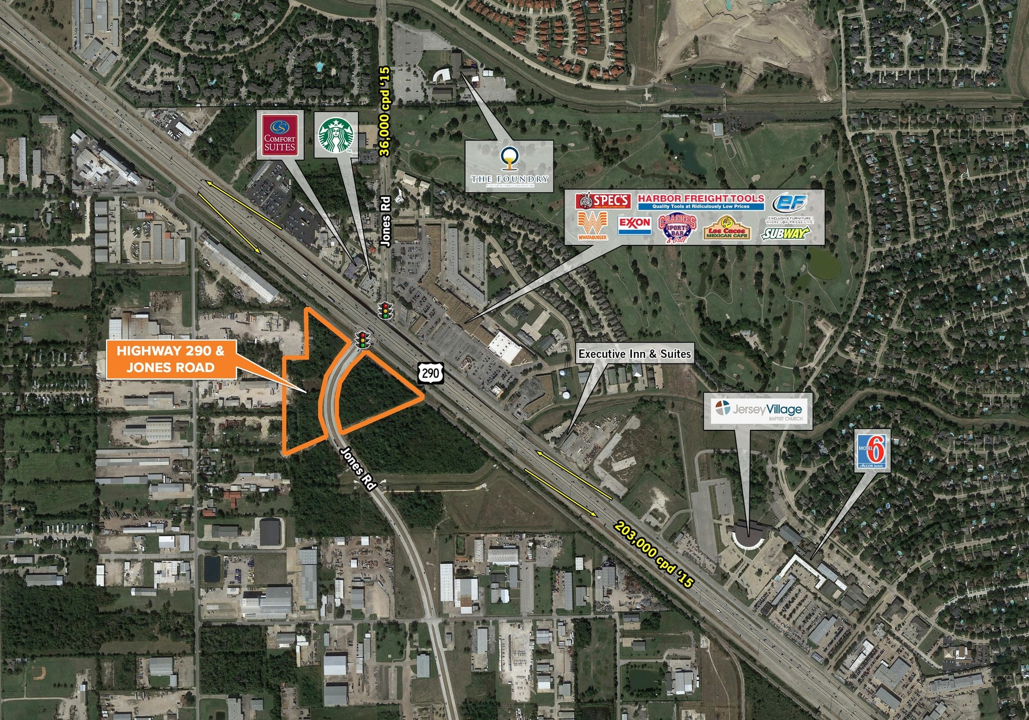 Hwy 290 & Jones Rd, Jersey Village, TX for sale Building Photo- Image 1 of 1