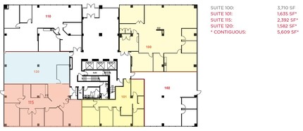 21 Four Seasons Pl, Toronto, ON for lease Floor Plan- Image 1 of 1