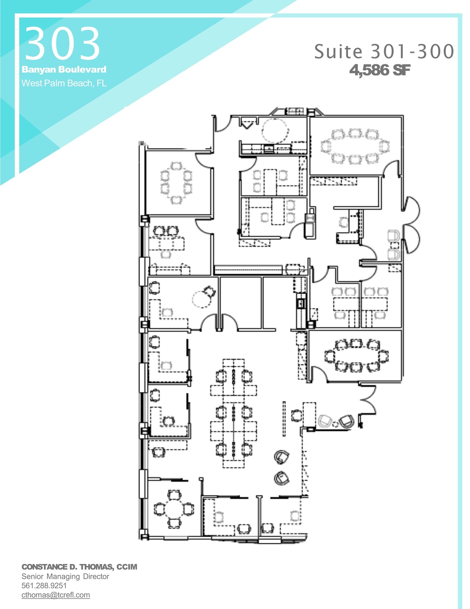 303 Banyan Blvd, West Palm Beach, FL for lease Site Plan- Image 1 of 2