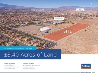 More details for 8.40 AC - E. Washington ave, Las Vegas, NV - Land for Sale