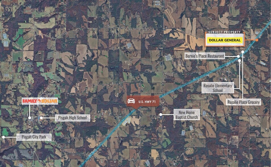 16050 AL Highway 71, Pisgah, AL for sale - Aerial - Image 3 of 3