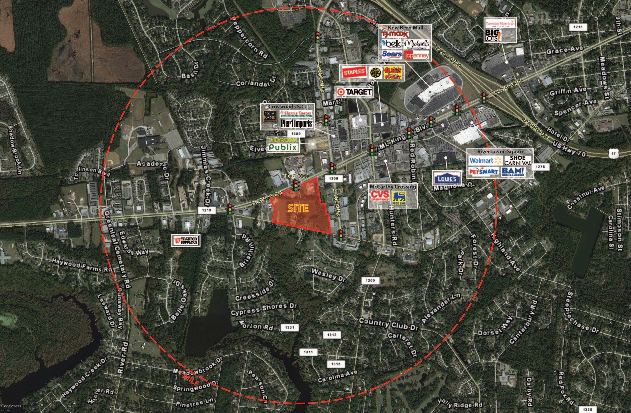 Retail in New Bern, NC for sale Primary Photo- Image 1 of 1