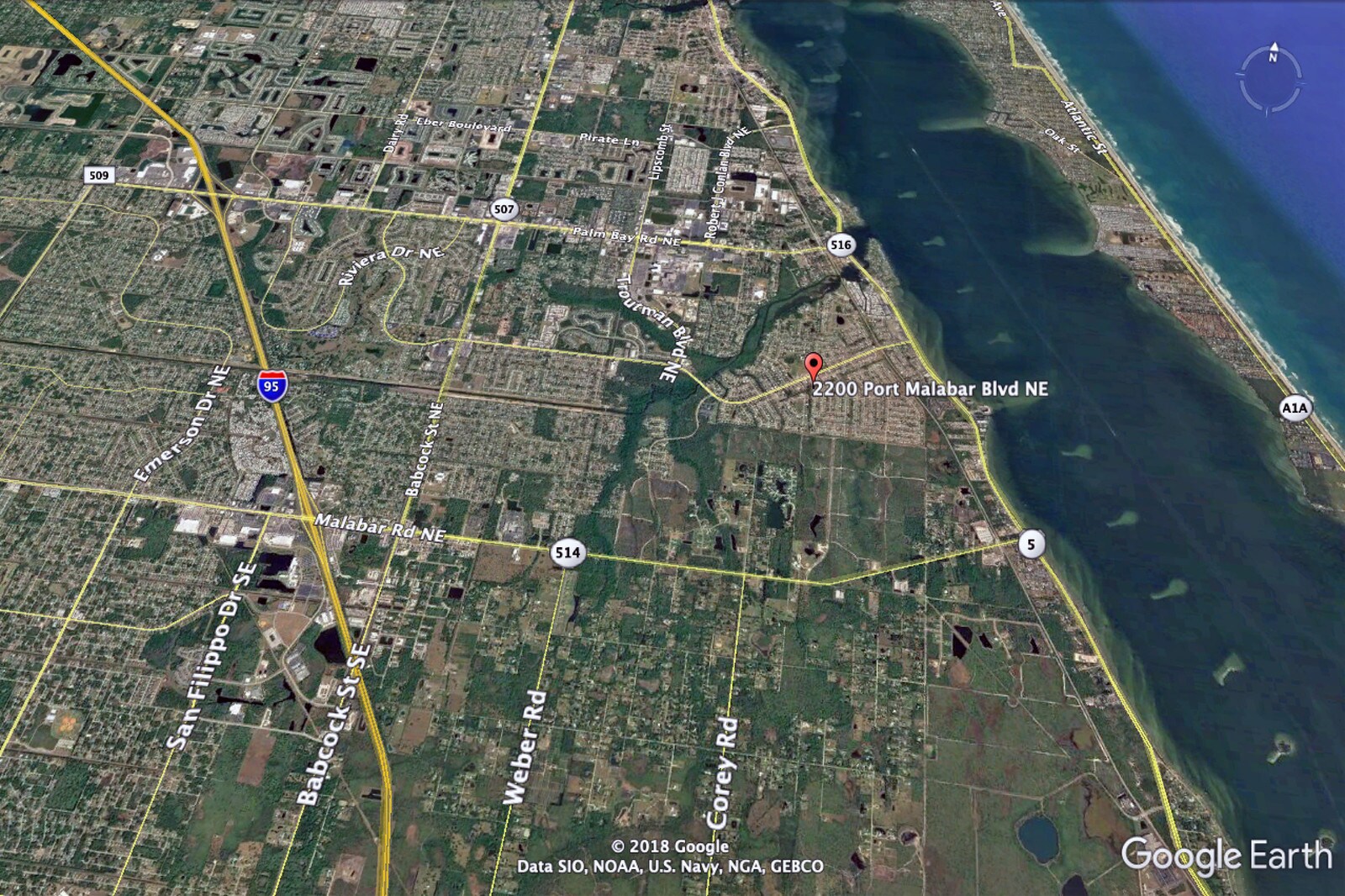 2200 Port Malabar Blvd NE, Palm Bay, FL 32905 Commercial Land Next To