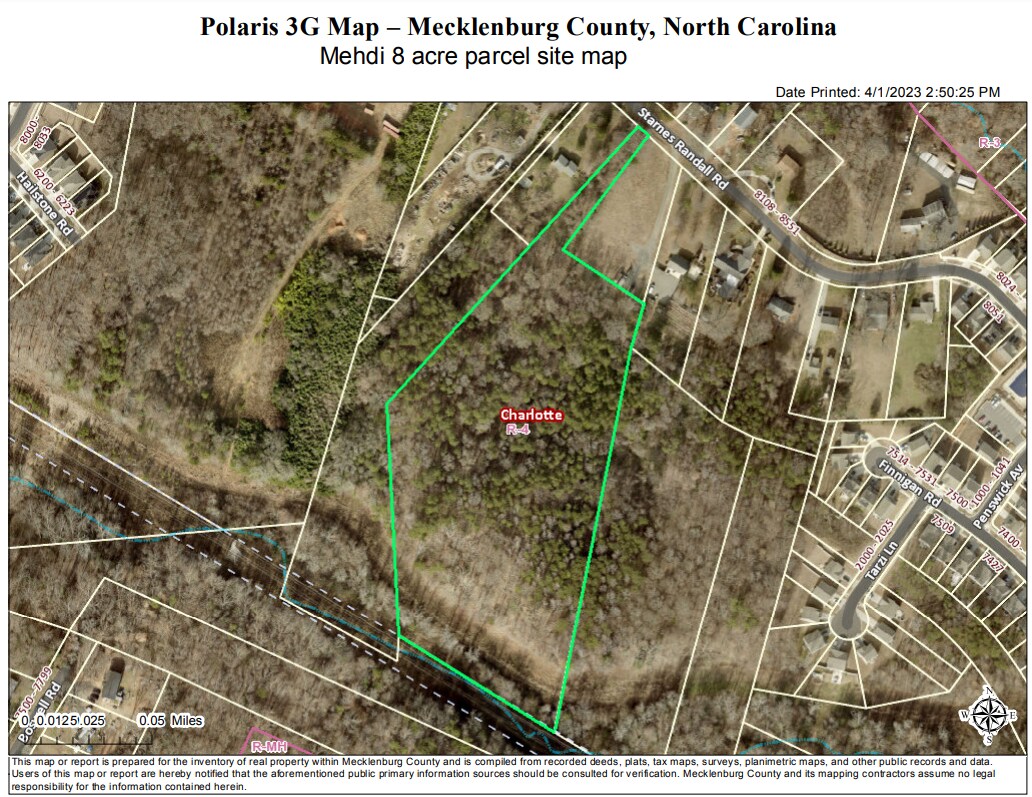 Starnes Randall Road, Charlotte, NC 28215 Mehdi 8 acre parcel