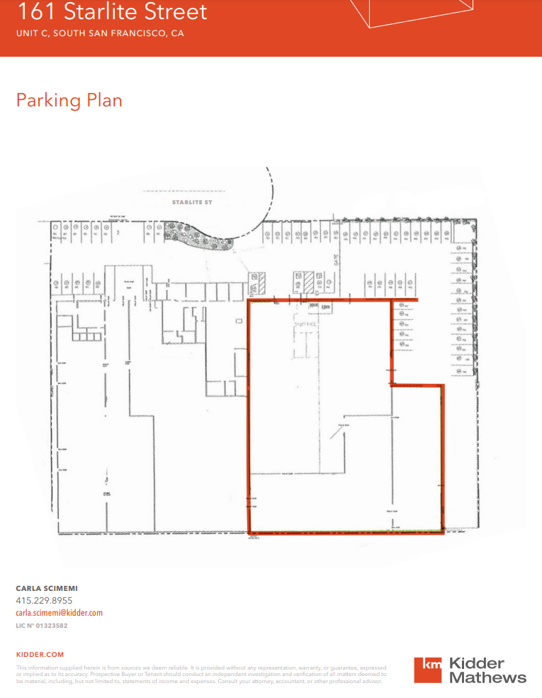 161 Starlite St, South San Francisco, CA for lease Floor Plan- Image 1 of 1