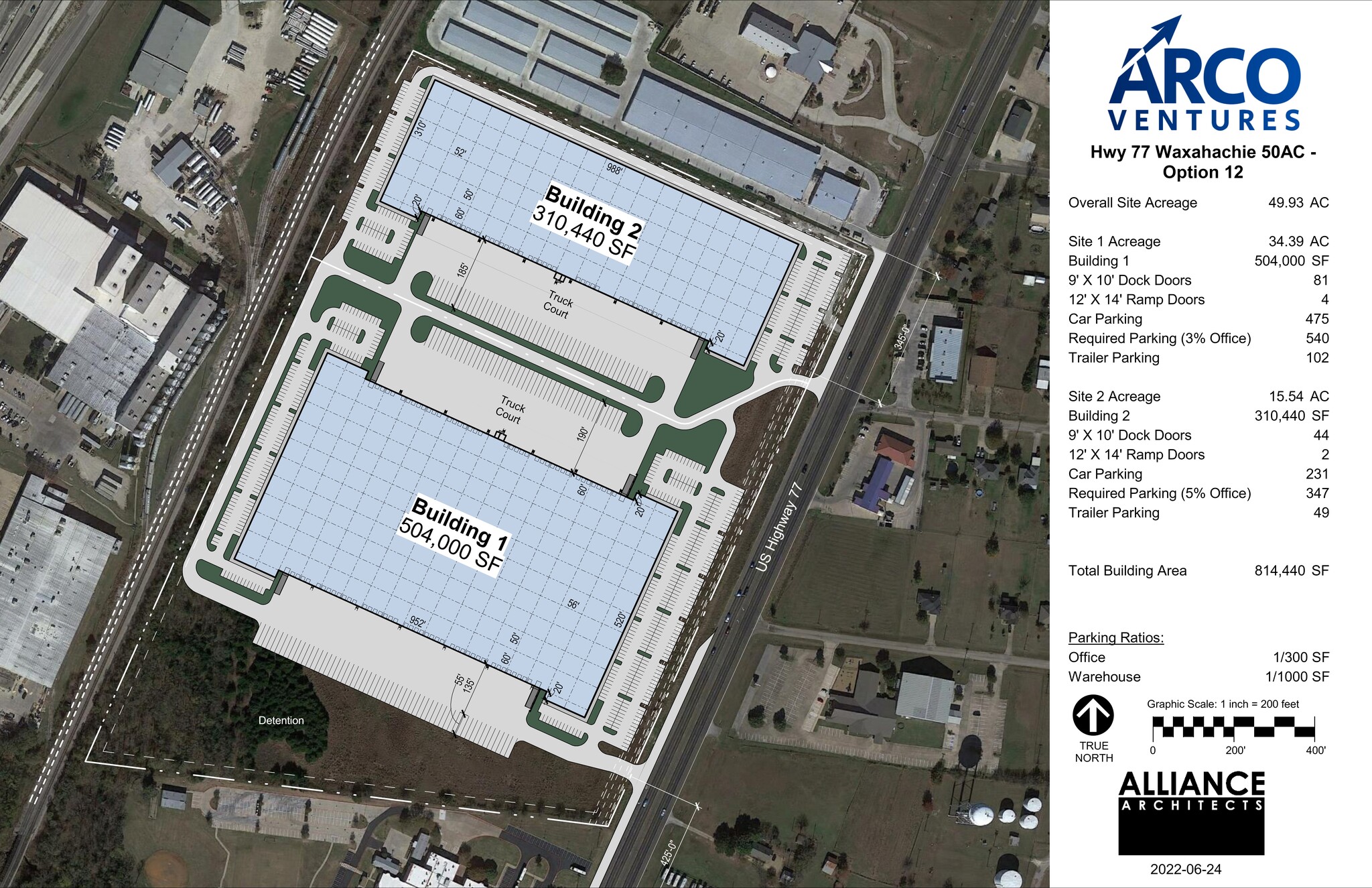 N Highway 77, Waxahachie, TX for lease Site Plan- Image 1 of 1
