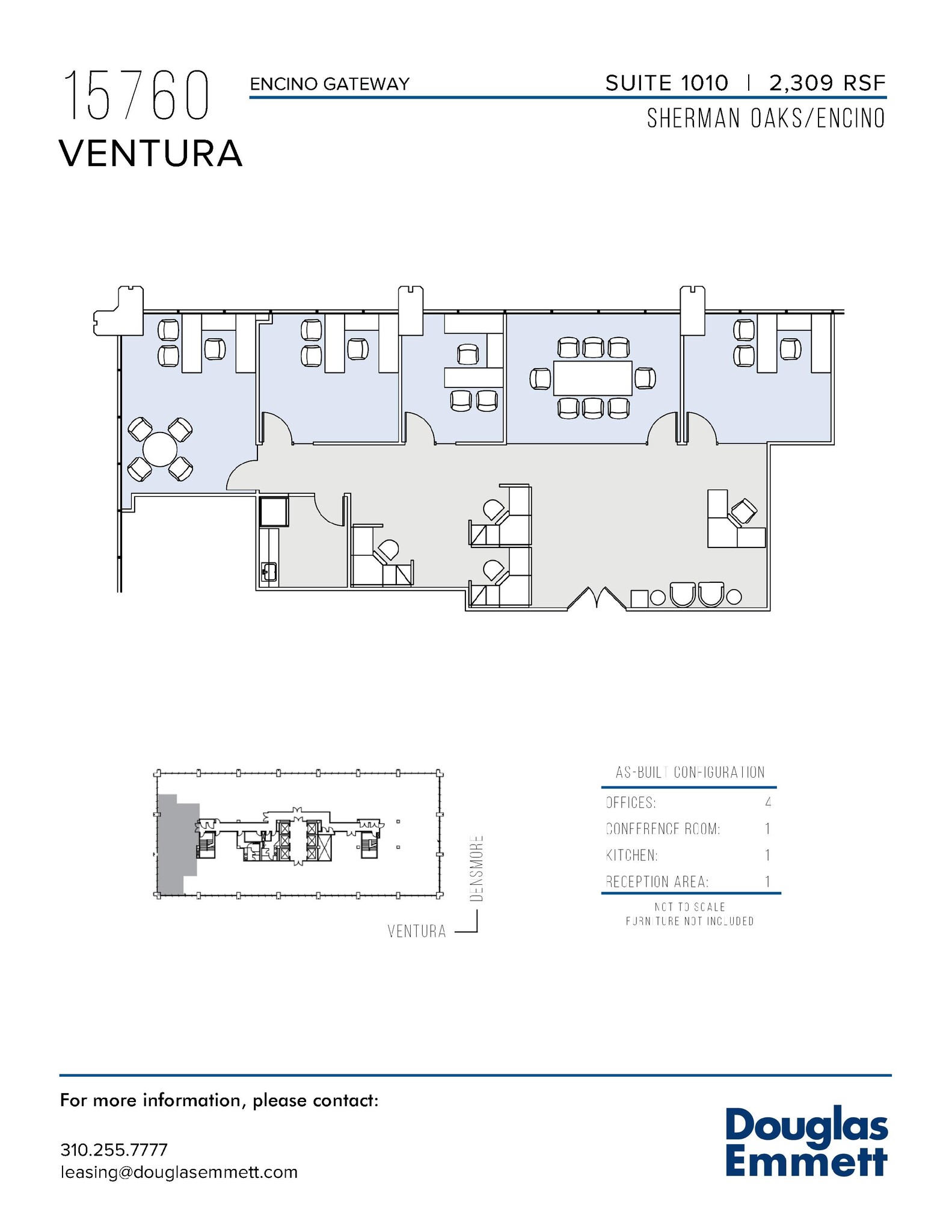 15760 Ventura Blvd, Encino, CA for lease Floor Plan- Image 1 of 1