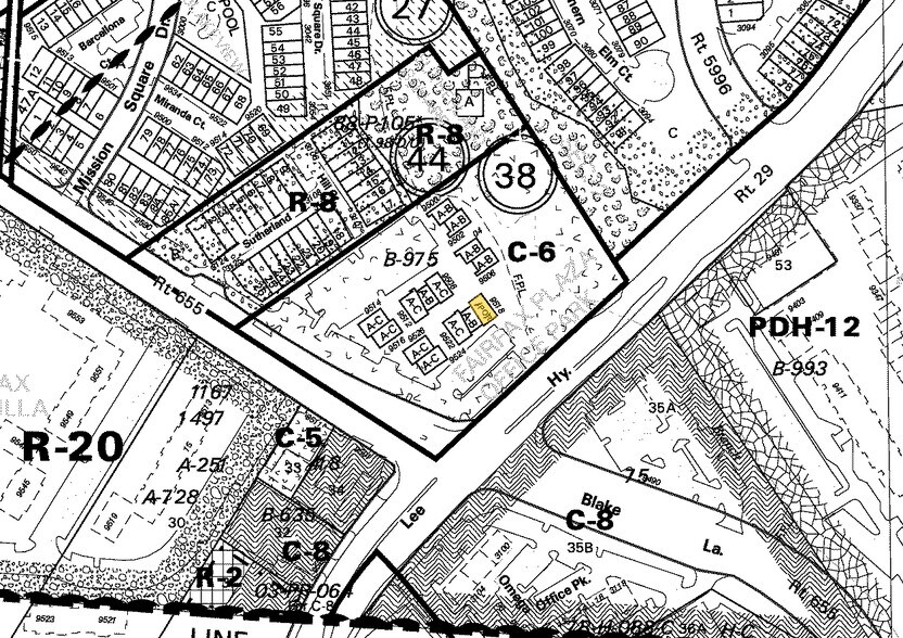 9500-9502 Lee Hwy, Fairfax, VA for sale - Plat Map - Image 1 of 1