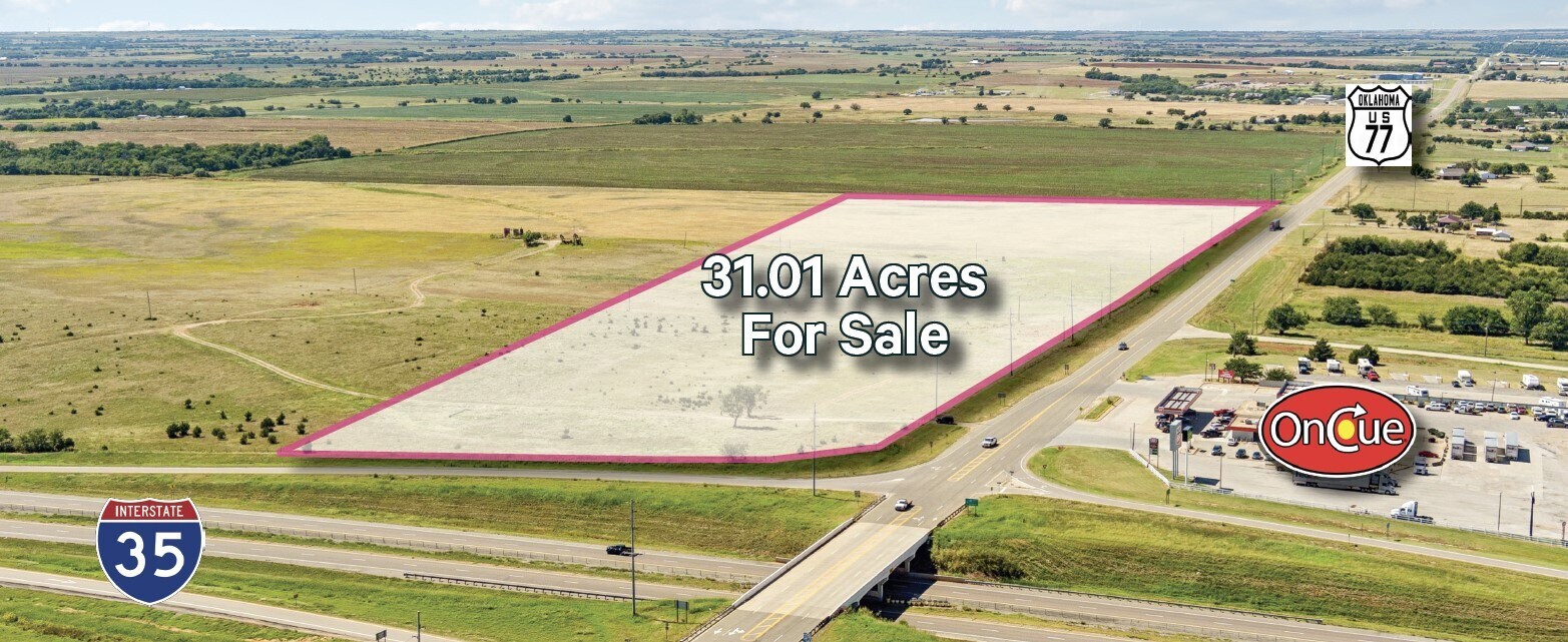I-35 US-77 Hwy, Perry, OK for sale Aerial- Image 1 of 3