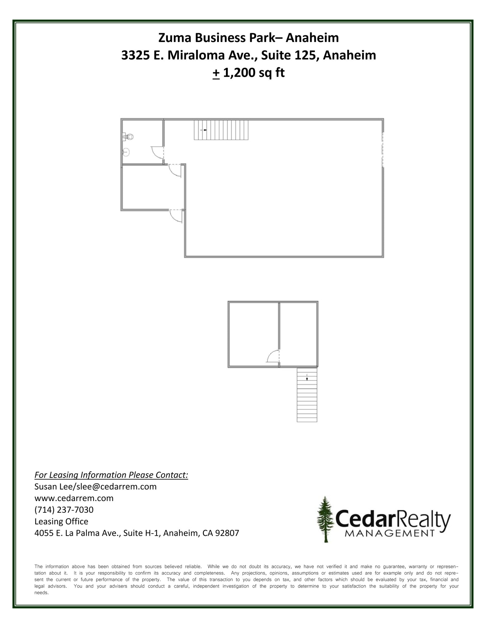 3325 Miraloma Ave, Anaheim, CA for lease Site Plan- Image 1 of 1