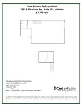 3325 Miraloma Ave, Anaheim, CA for lease Site Plan- Image 1 of 1