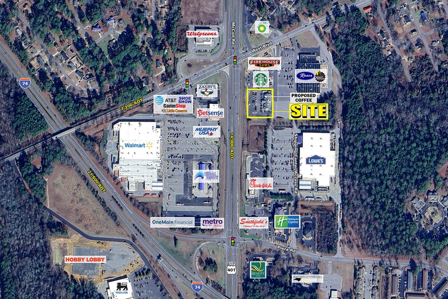 904 Us-401 Byp, Laurinburg, NC for lease - Aerial - Image 1 of 5