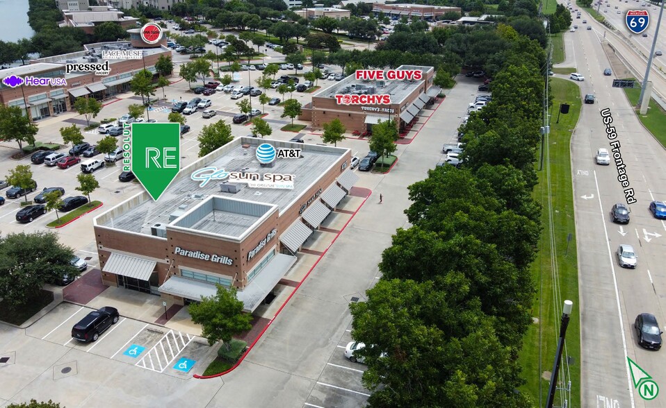 15820 Southwest Fwy, Sugar Land, TX for lease - Aerial - Image 2 of 5