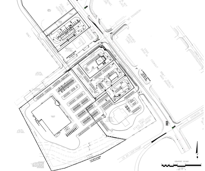 1203-1211 N Arendell Ave, Zebulon, NC for lease - Site Plan - Image 3 of 4