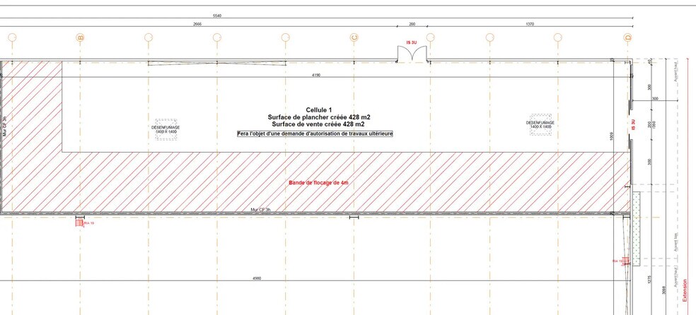 Retail in Scionzier for lease - Floor Plan - Image 2 of 3