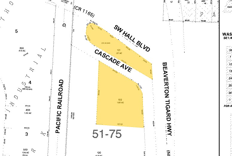 8625 SW Cascade Ave, Beaverton, OR for sale Plat Map- Image 1 of 1