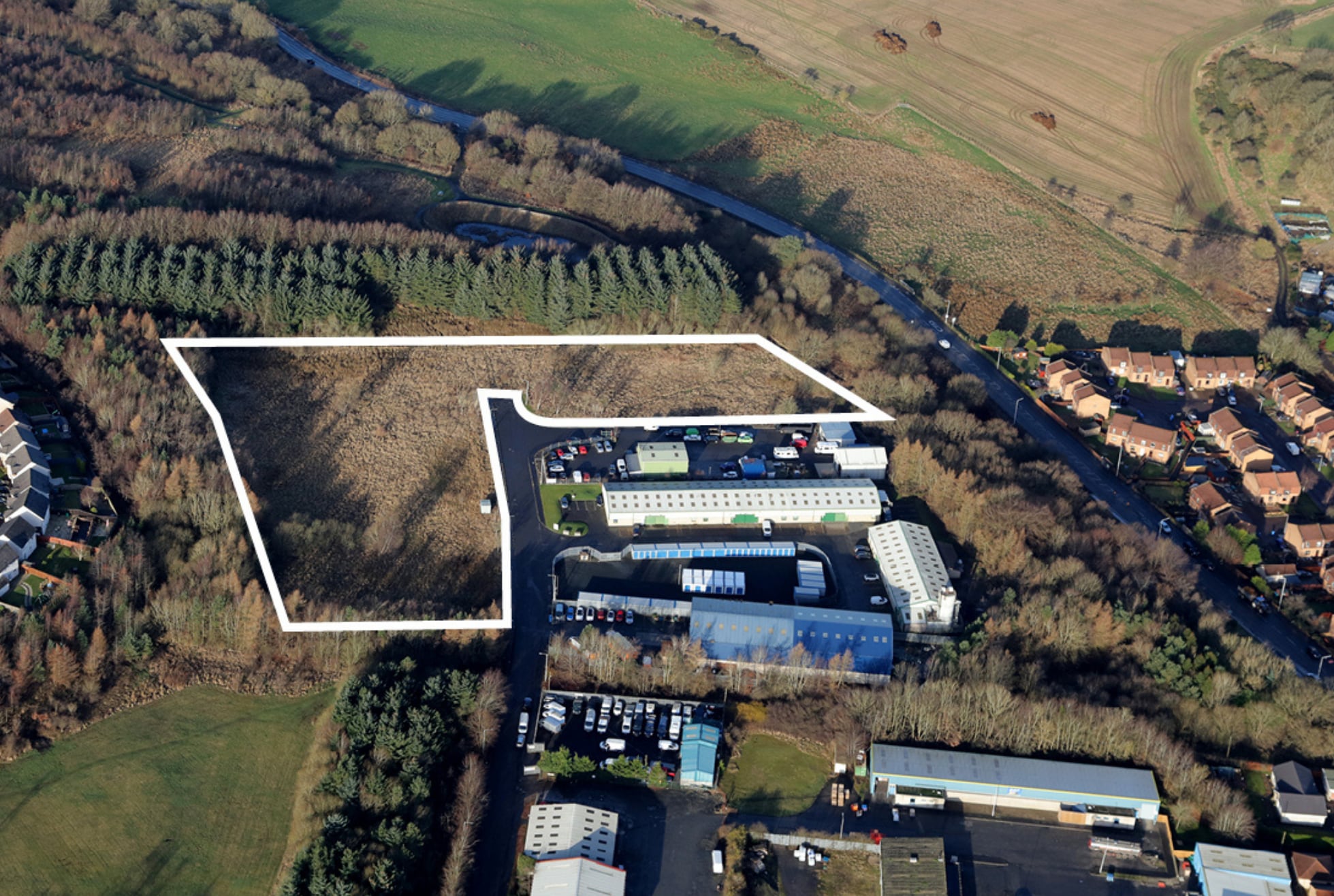 Perth Rd, Cowdenbeath for sale Aerial- Image 1 of 2