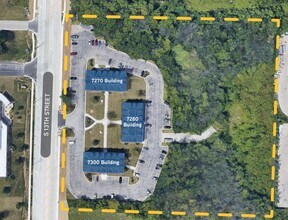 7270 S 13th St, Oak Creek, WI - AERIAL  map view