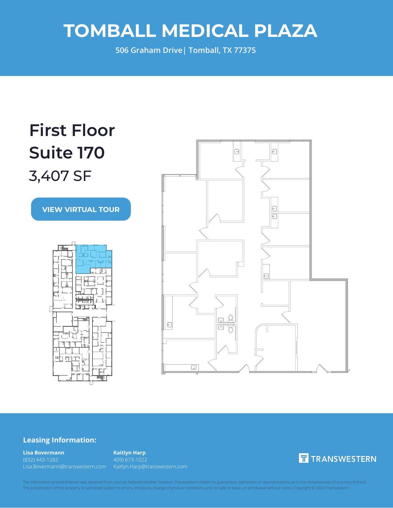 506 Graham Dr, Tomball, TX for lease Floor Plan- Image 1 of 1