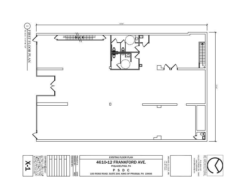 4610 Frankford Ave, Philadelphia, PA for lease - Floor Plan - Image 1 of 1