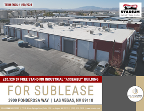 3900 W Ponderosa Way, Las Vegas, NV for lease Building Photo- Image 1 of 5