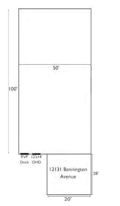 12119-12141 Bennington Ave, Cleveland, OH for lease Floor Plan- Image 1 of 1