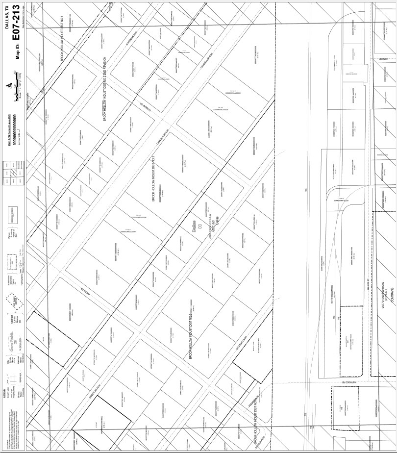 8717 Directors Row, Dallas, TX for sale Plat Map- Image 1 of 1