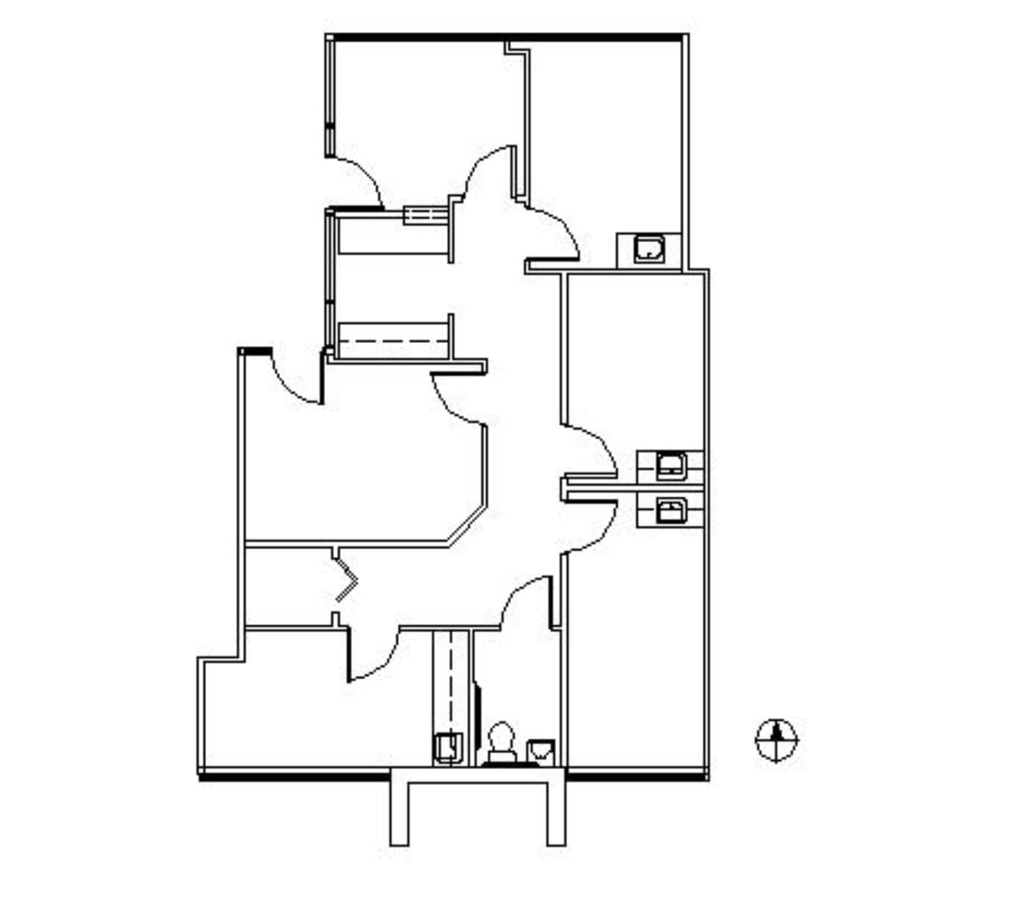 1614 W Central Rd, Arlington Heights, IL for lease Floor Plan- Image 1 of 3