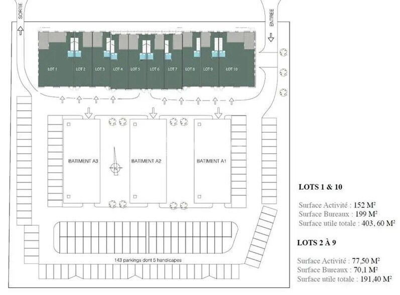Office in Champs-sur-Marne for sale - Site Plan - Image 3 of 9