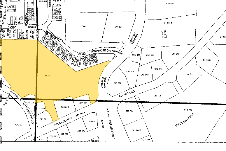 655 Atlanta Hwy, Cumming, GA for lease - Plat Map - Image 3 of 10