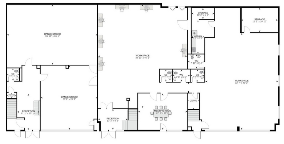 8478 Tyco Rd, Vienna, VA for lease - Floor Plan - Image 2 of 3