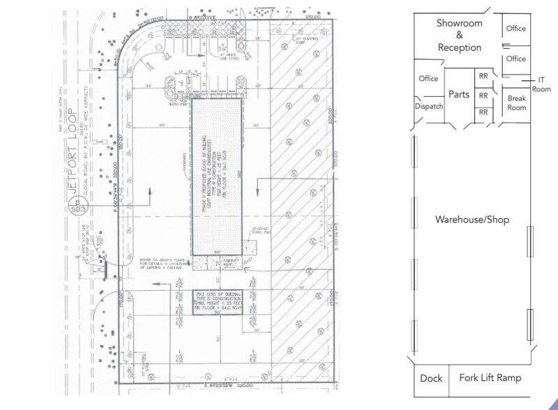 14240-14250 Jetport Loop W, Fort Myers, FL for lease - Site Plan - Image 3 of 3