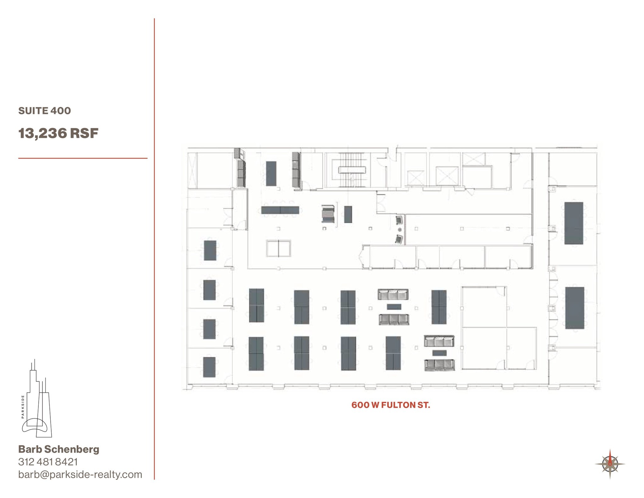 600 W Fulton St, Chicago, IL for lease Floor Plan- Image 1 of 5