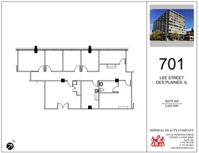 701 Lee St, Des Plaines, IL for lease Floor Plan- Image 1 of 10