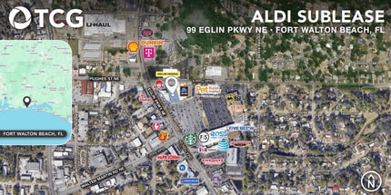 99 Eglin Pky NE, Fort Walton Beach, FL for lease Map- Image 2 of 3