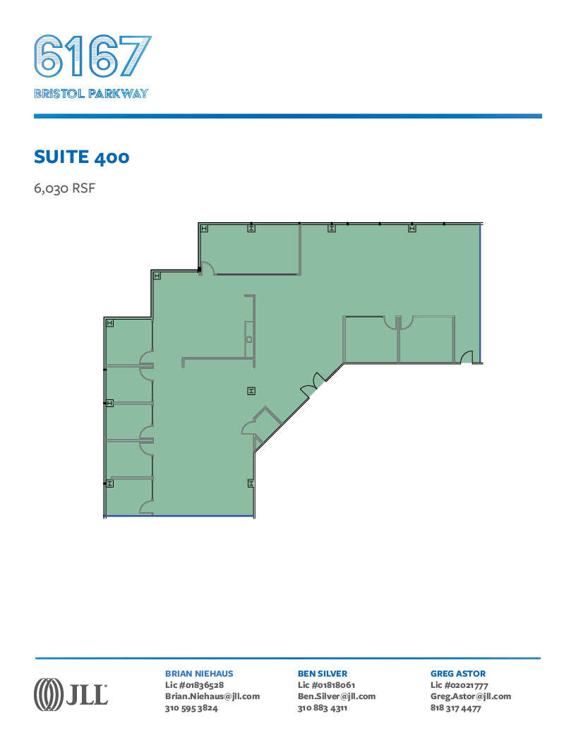 6167 Bristol Pky, Culver City, CA for lease Floor Plan- Image 1 of 1