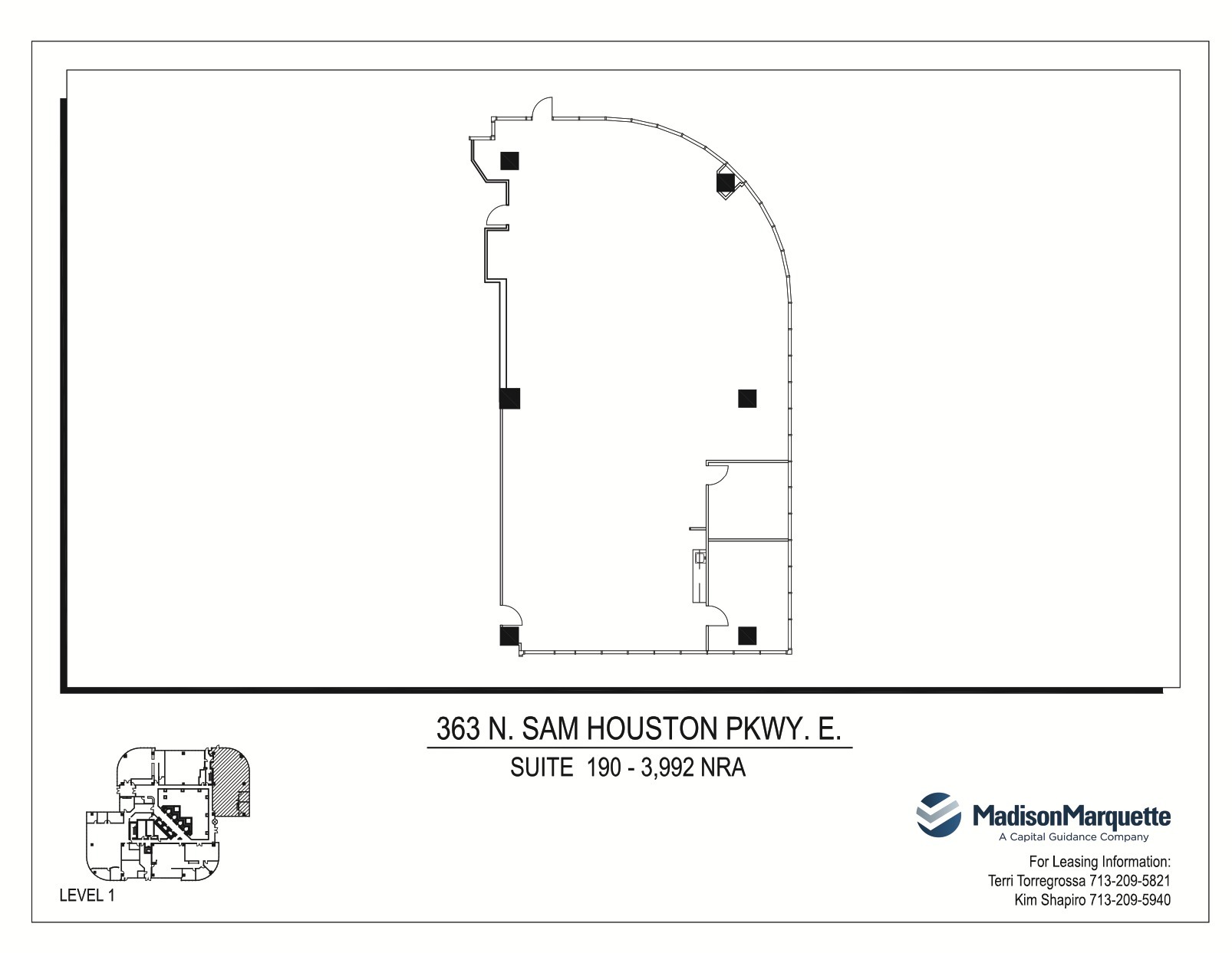 363 N Sam Houston Pky E, Houston, TX for lease Floor Plan- Image 1 of 1